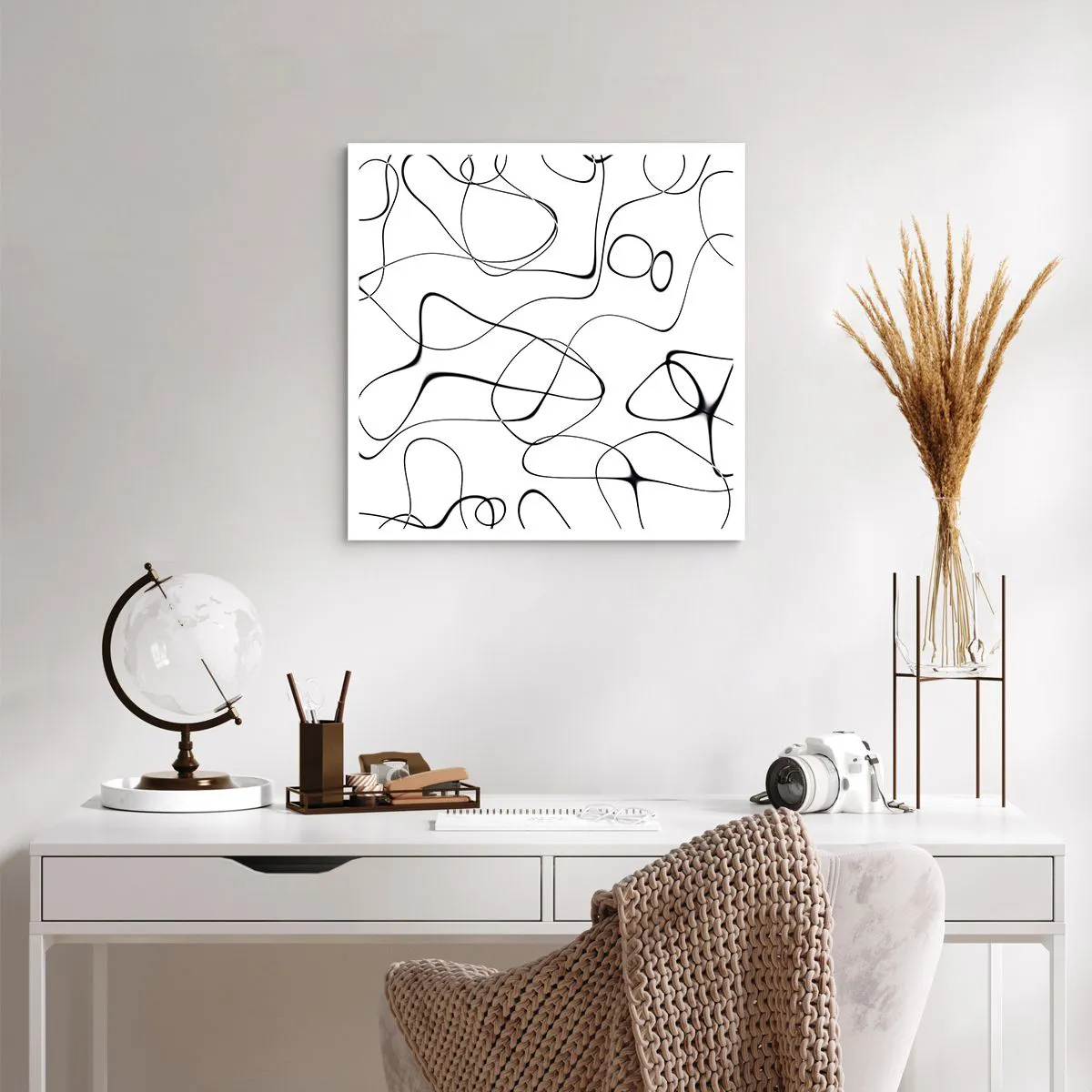 Poster - Life Paths, Trails of Fortune - 60x60 cm