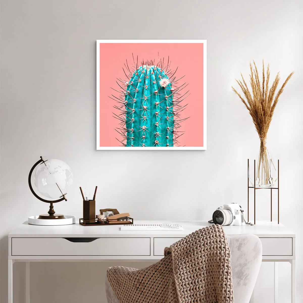 Affiche - Poster - Juste regarde - 60x60 cm