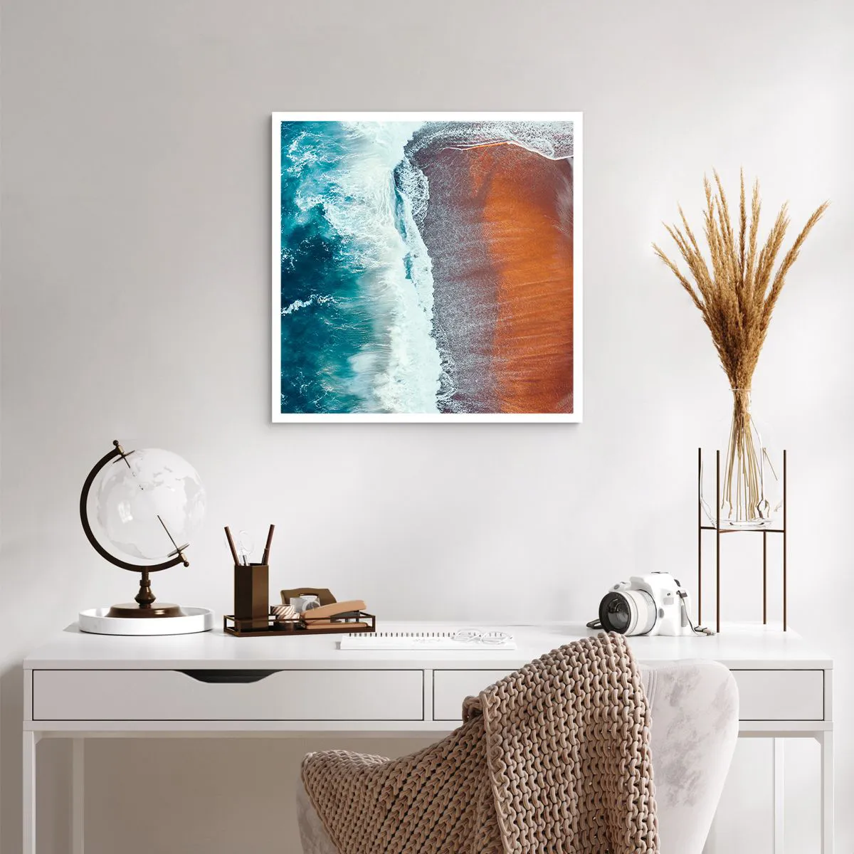 Plakat - Dotyk oceanu - 60x60 cm