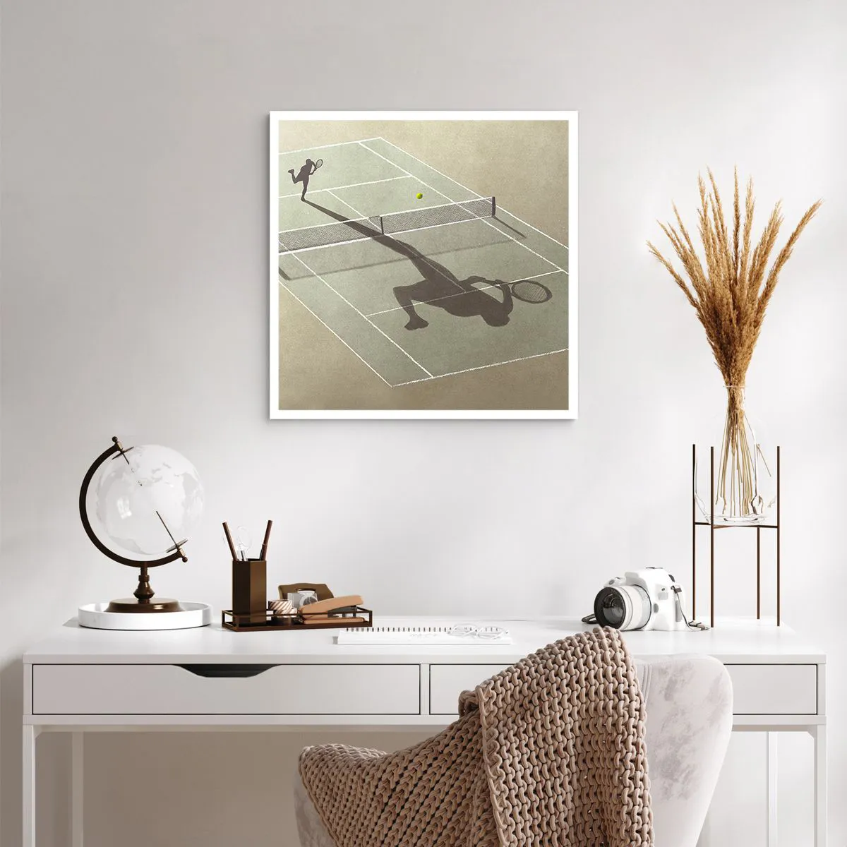 Plakat - Pokonać siebie - 60x60 cm