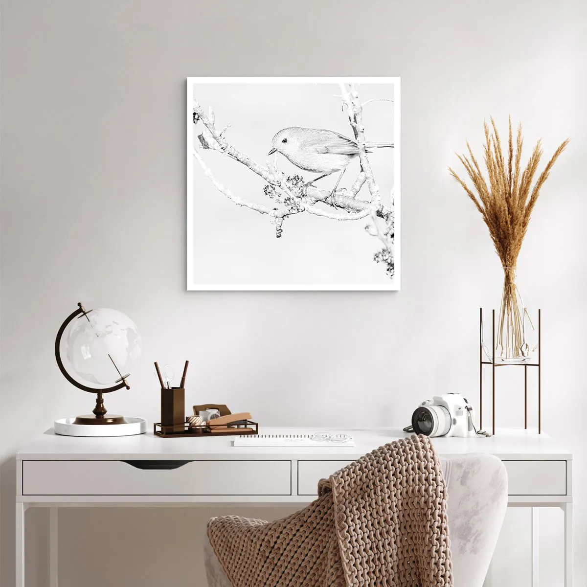 Poster - Winterochtend - 60x60 cm