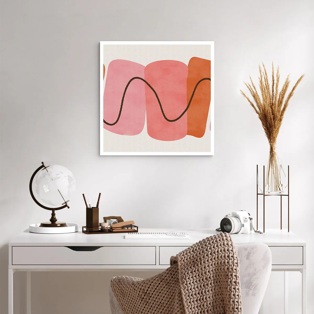 Poszter - Formák szelíd mozgása - 60x60 cm