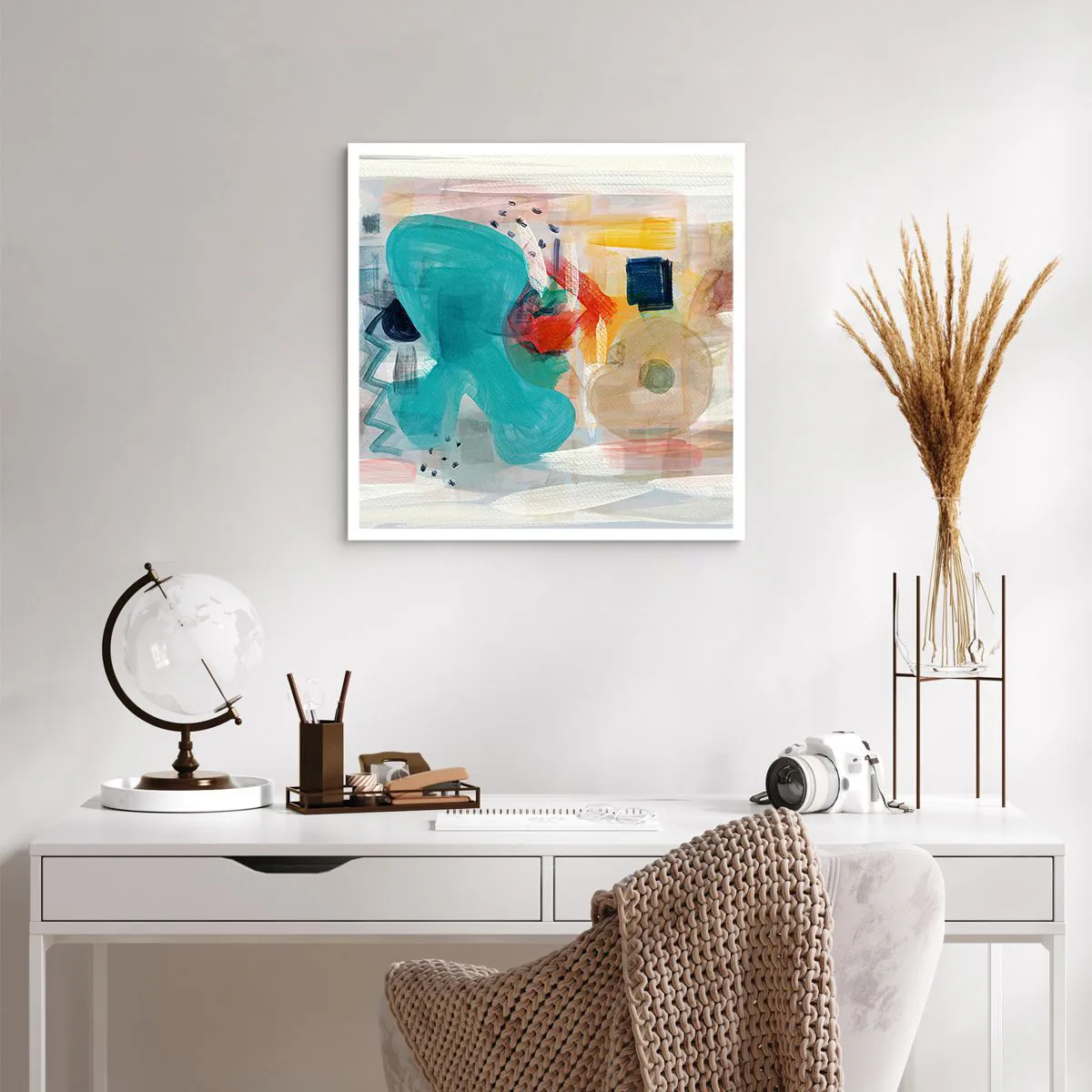 Poszter - Színes játék - 60x60 cm