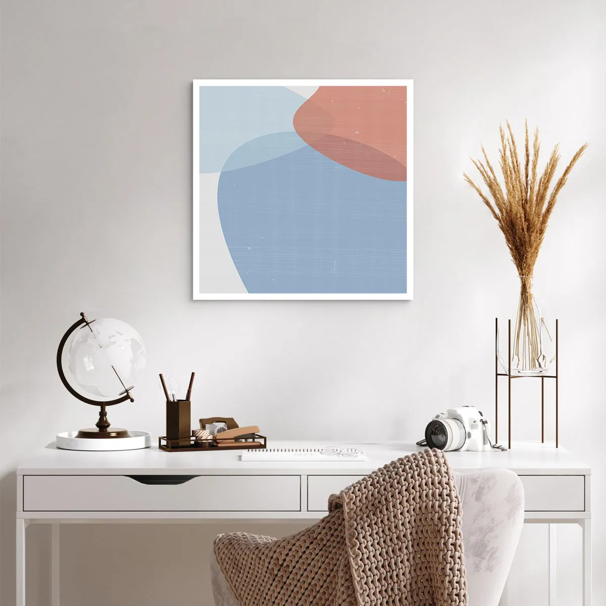 Poszter - Pasztell kapcsolatok - 60x60 cm