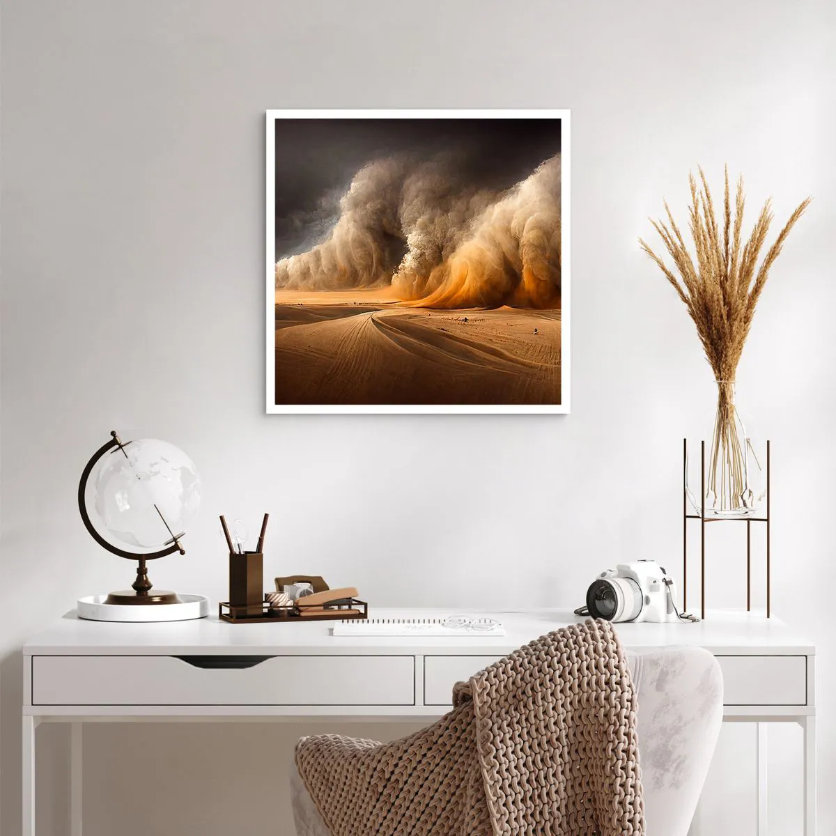 Poster - Rage of the Desert - 60x60 cm