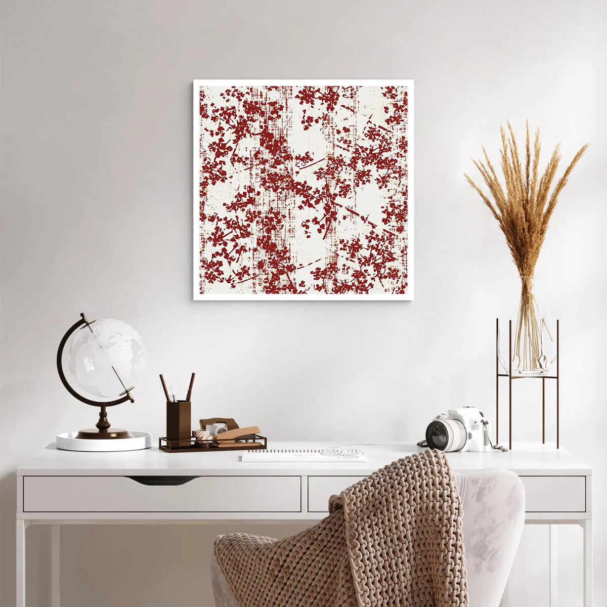 Affiche - Poster - Comme un calicot ancien - 60x60 cm