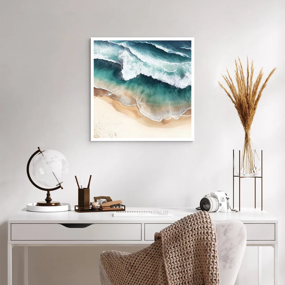 Affisch - Ett evigt möte - 60x60 cm