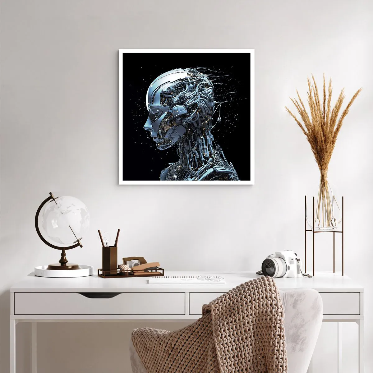 Plakát - Technologie je žena - 60x60 cm