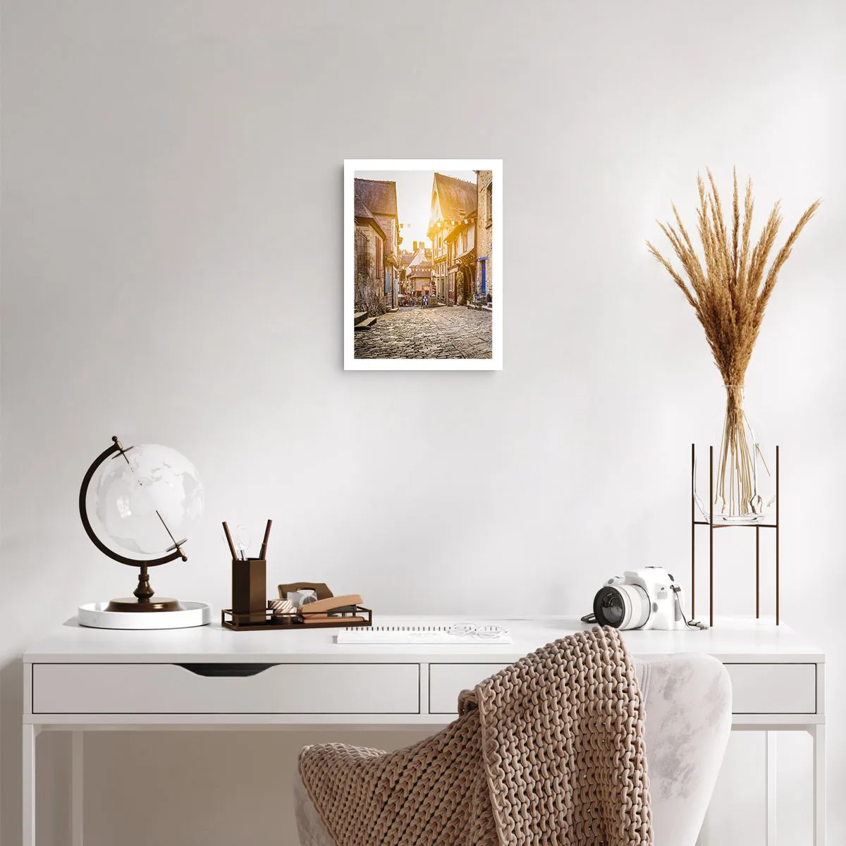 Poster - Der weiße Geist der Stadt - 30x40 cm