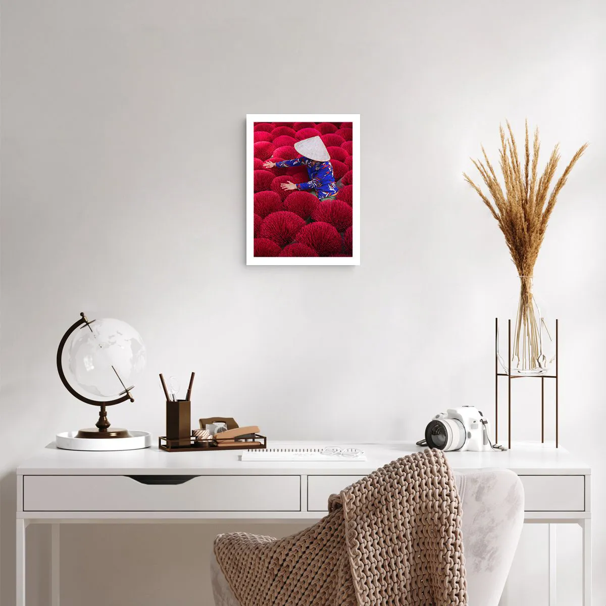 Plakat - I en rismark - 30x40 cm