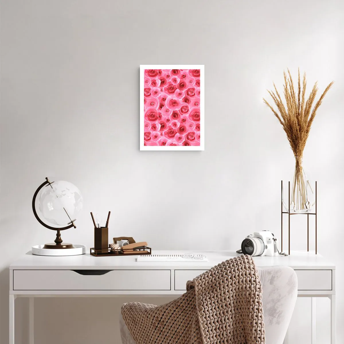 Poszter - Rózsák alul és felül - 30x40 cm