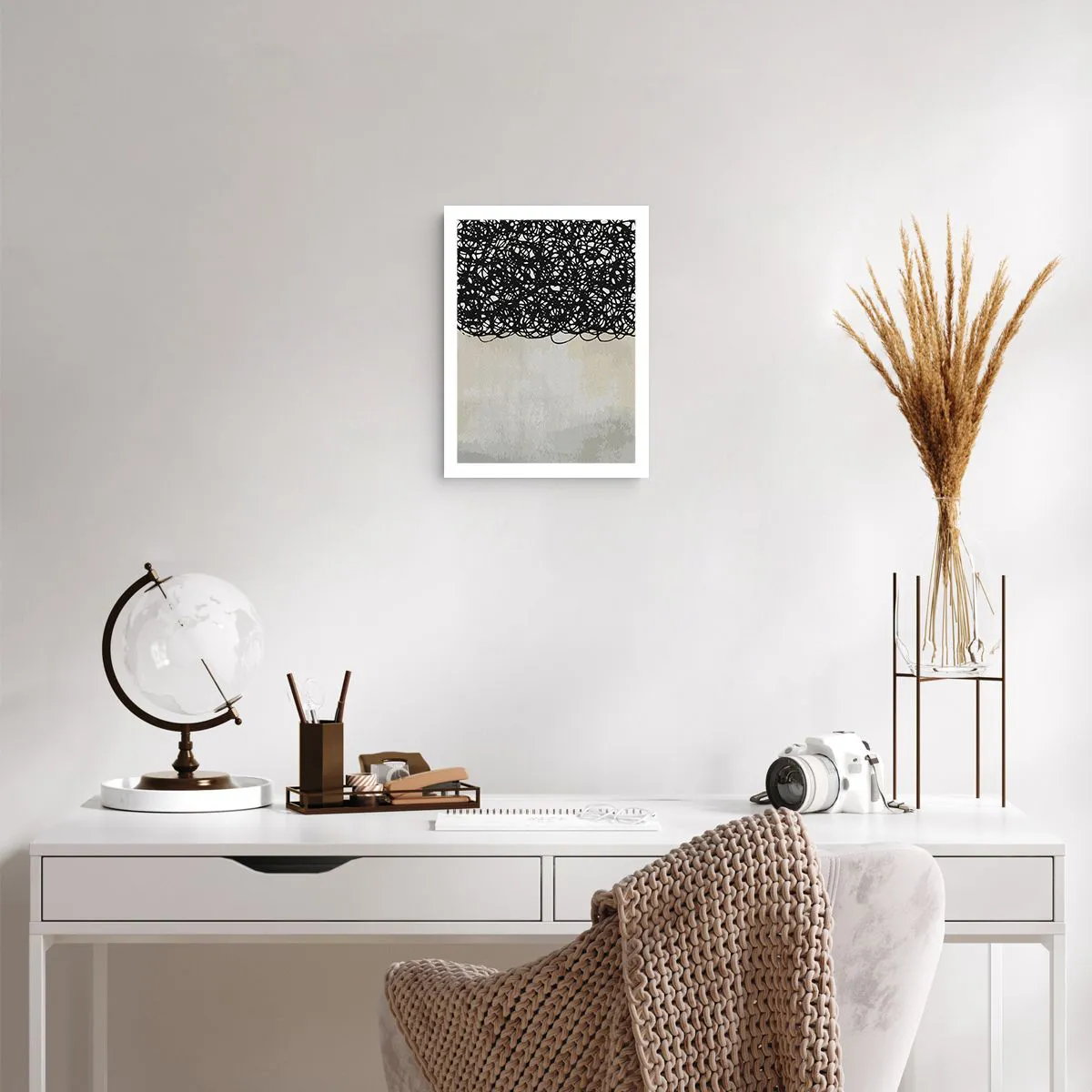 Plakat - Abstrakcja skłębiona - 30x40 cm