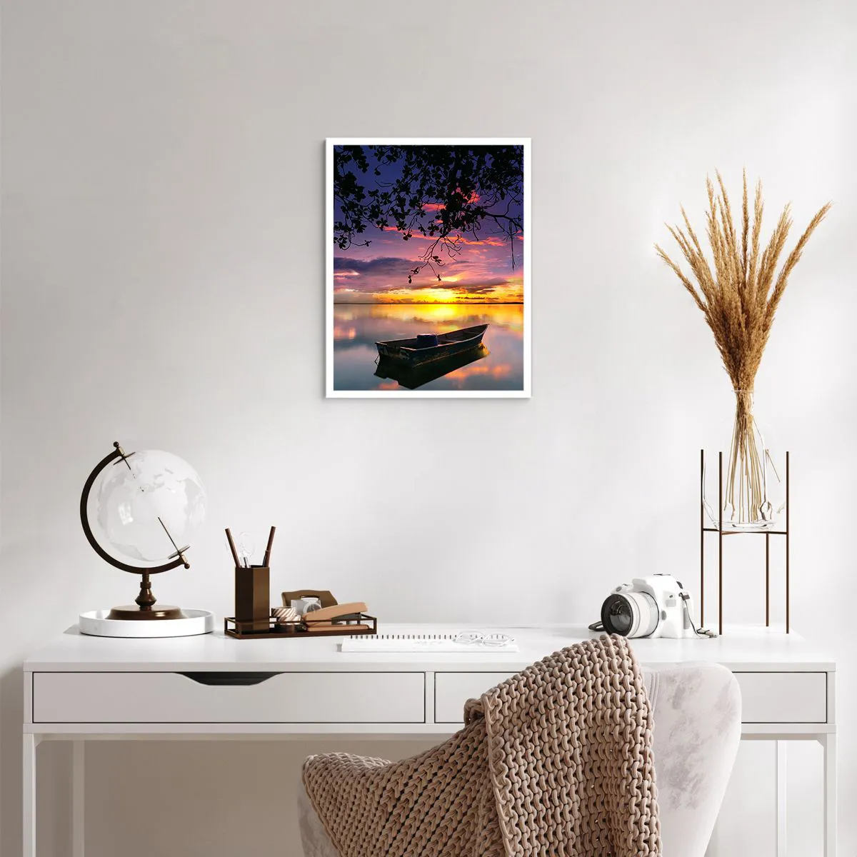 Poster - Du scheinst mitten am Himmel zu hängen... - 40x50 cm