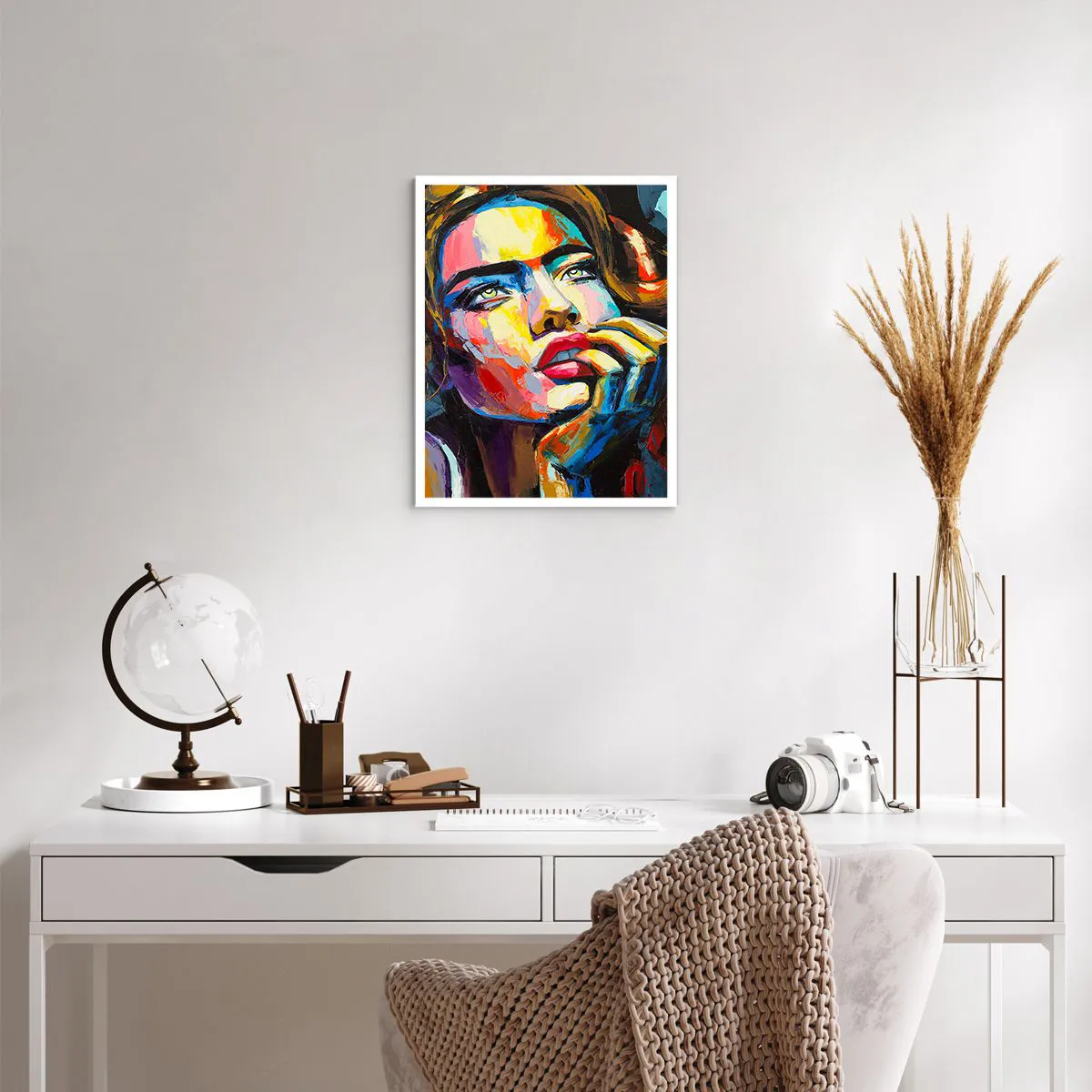 Plakat - Drømme som fugle svæver gennem himlen - 40x50 cm