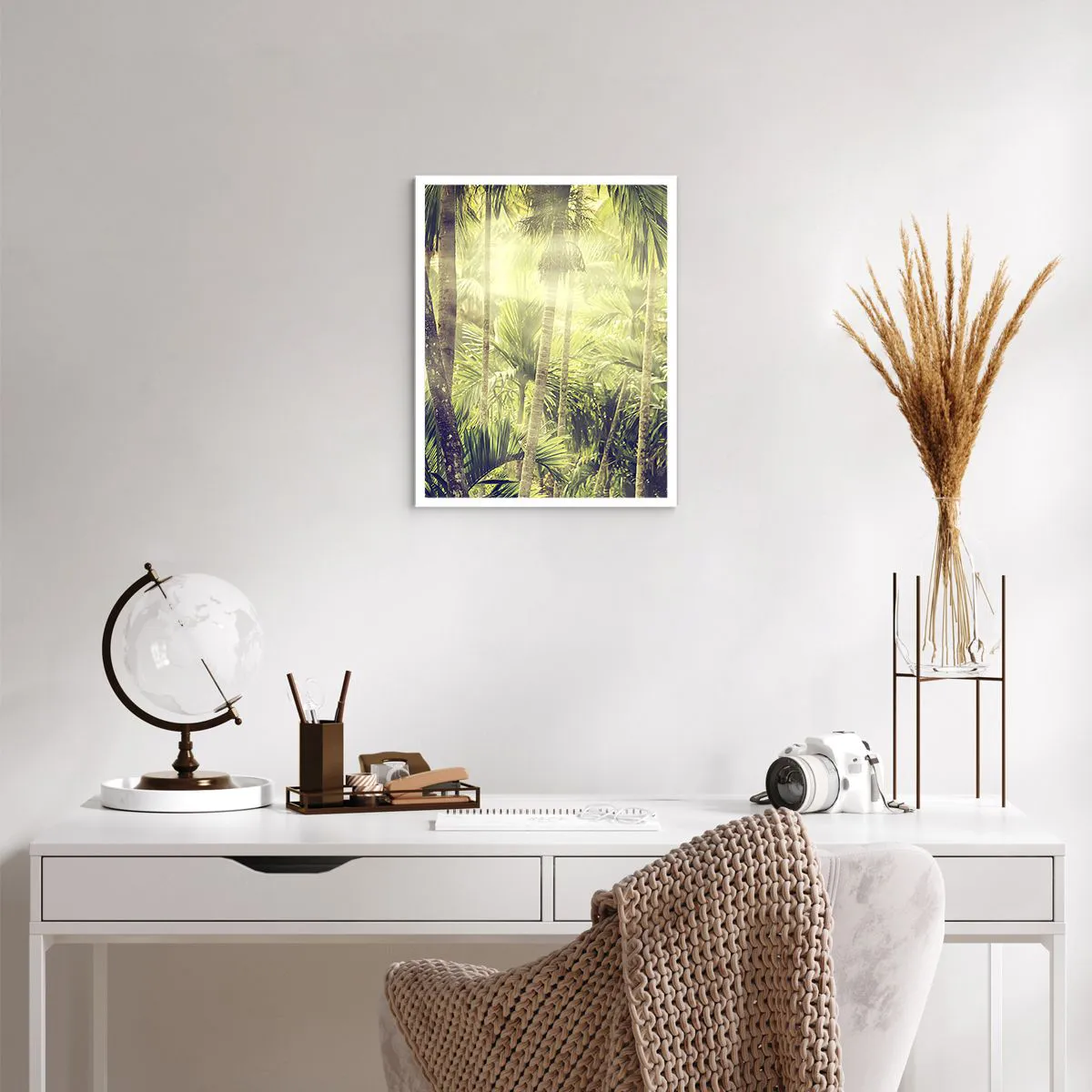 Plakat - I grønne gløder - 40x50 cm