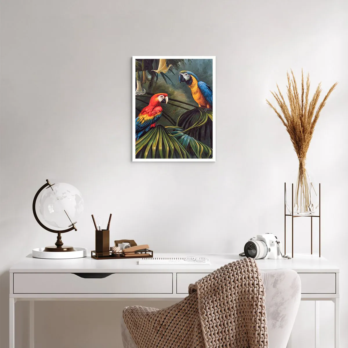Poster - Romanticism in Tropics - 40x50 cm