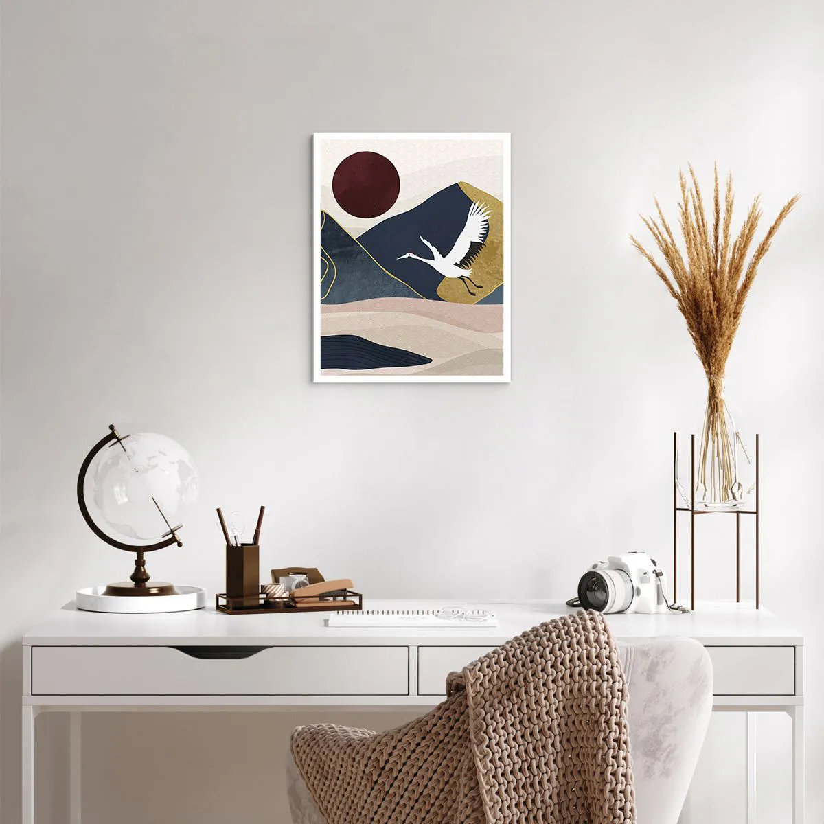 Affiche - Poster - Encore une fois, la journée s'est ÉCOULÉE - 40x50 cm