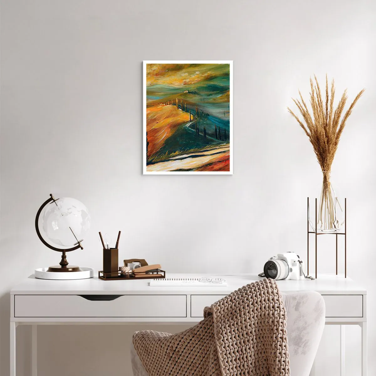 Plakat - Toskański pejzaż - 40x50 cm