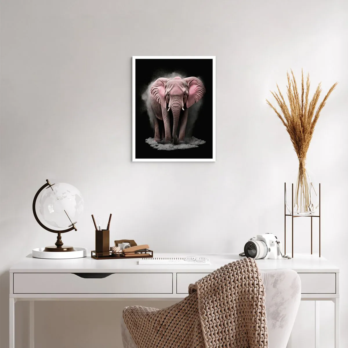 Poster - Non pensare all'elefante rosa! - 40x50 cm