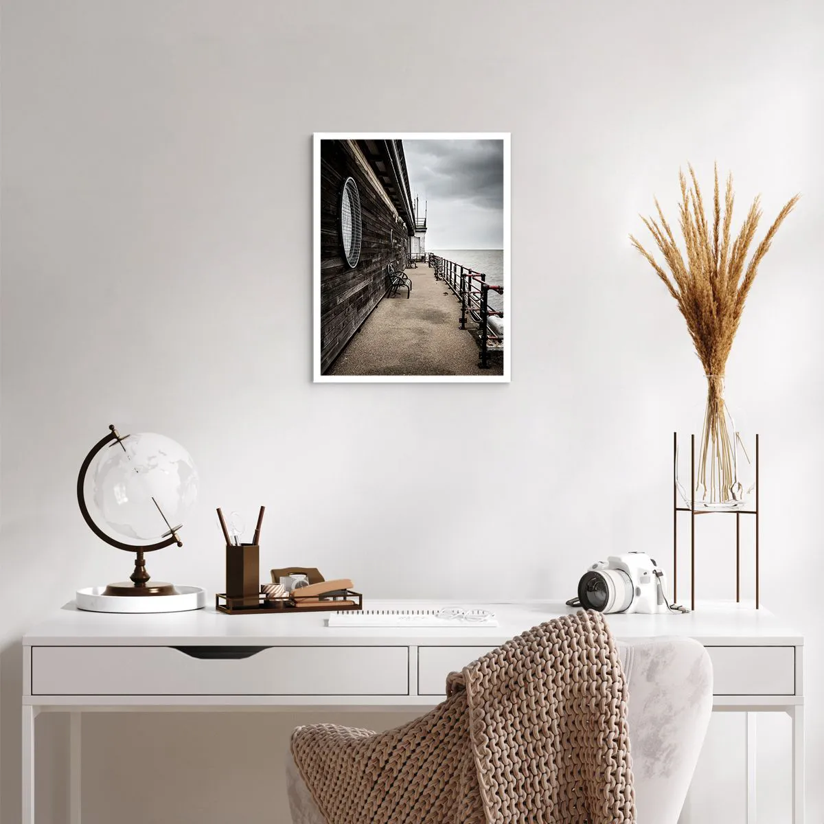 Poster - Die Zeit blieb stehen - 40x50 cm