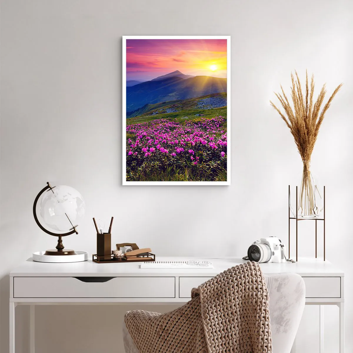 Poster - ... Și peste tot în jur se simte un miros de jneapăn și parfum de ierburi... - 50x70 cm