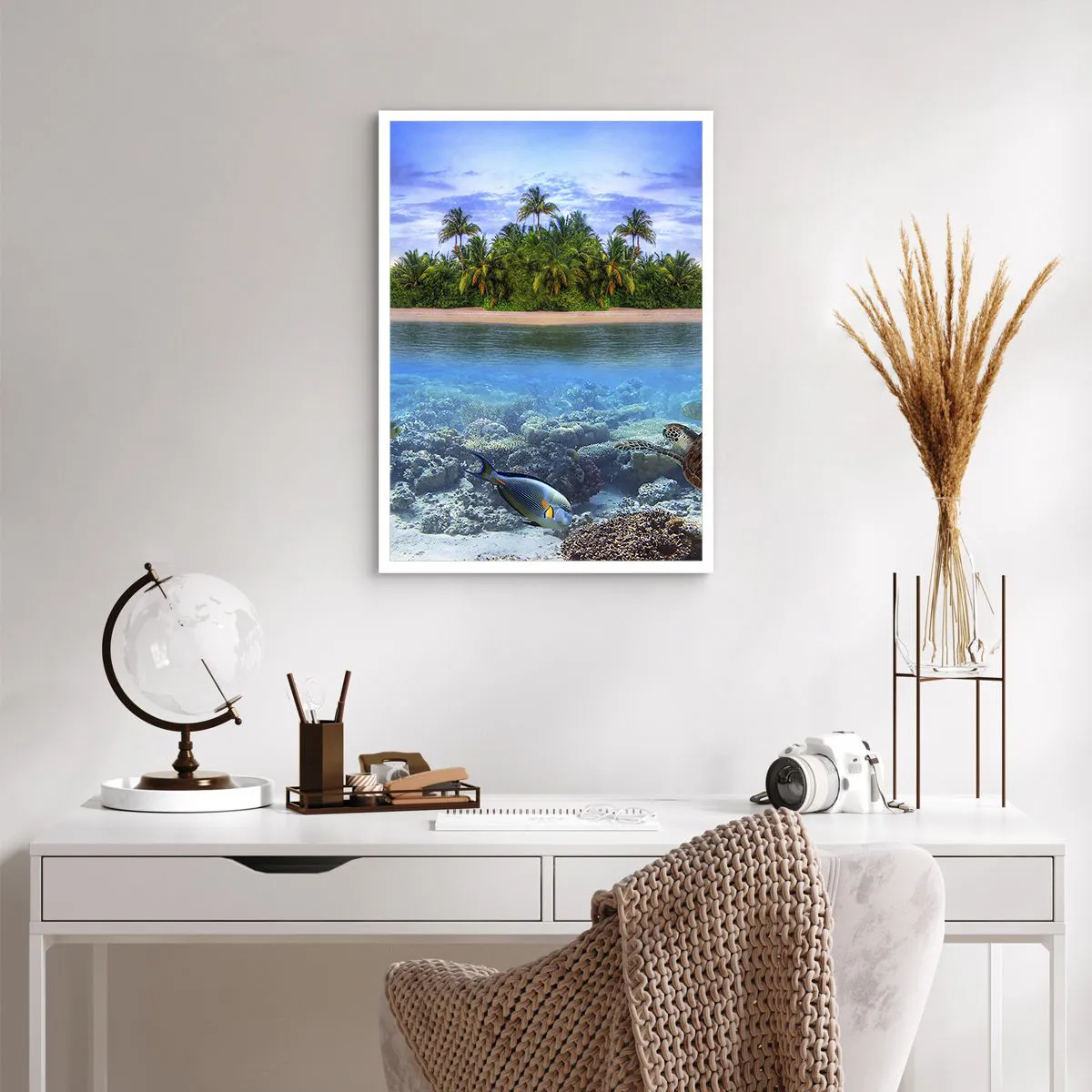 Poster - Heavenly Island Invites You - 50x70 cm