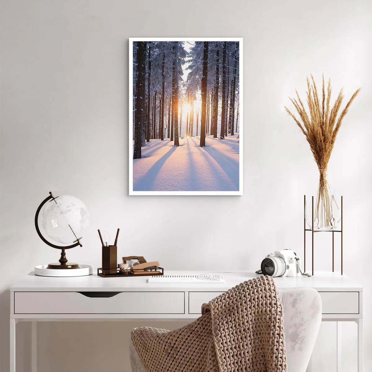 Plakat - Klart i sort og hvidt - 50x70 cm