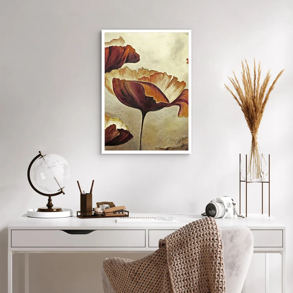 Affisch - Ängsblommor - 50x70 cm