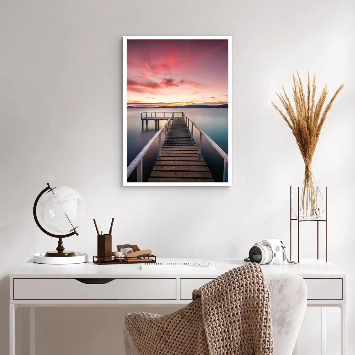 Poszter - Az este szelíd lángja - 50x70 cm