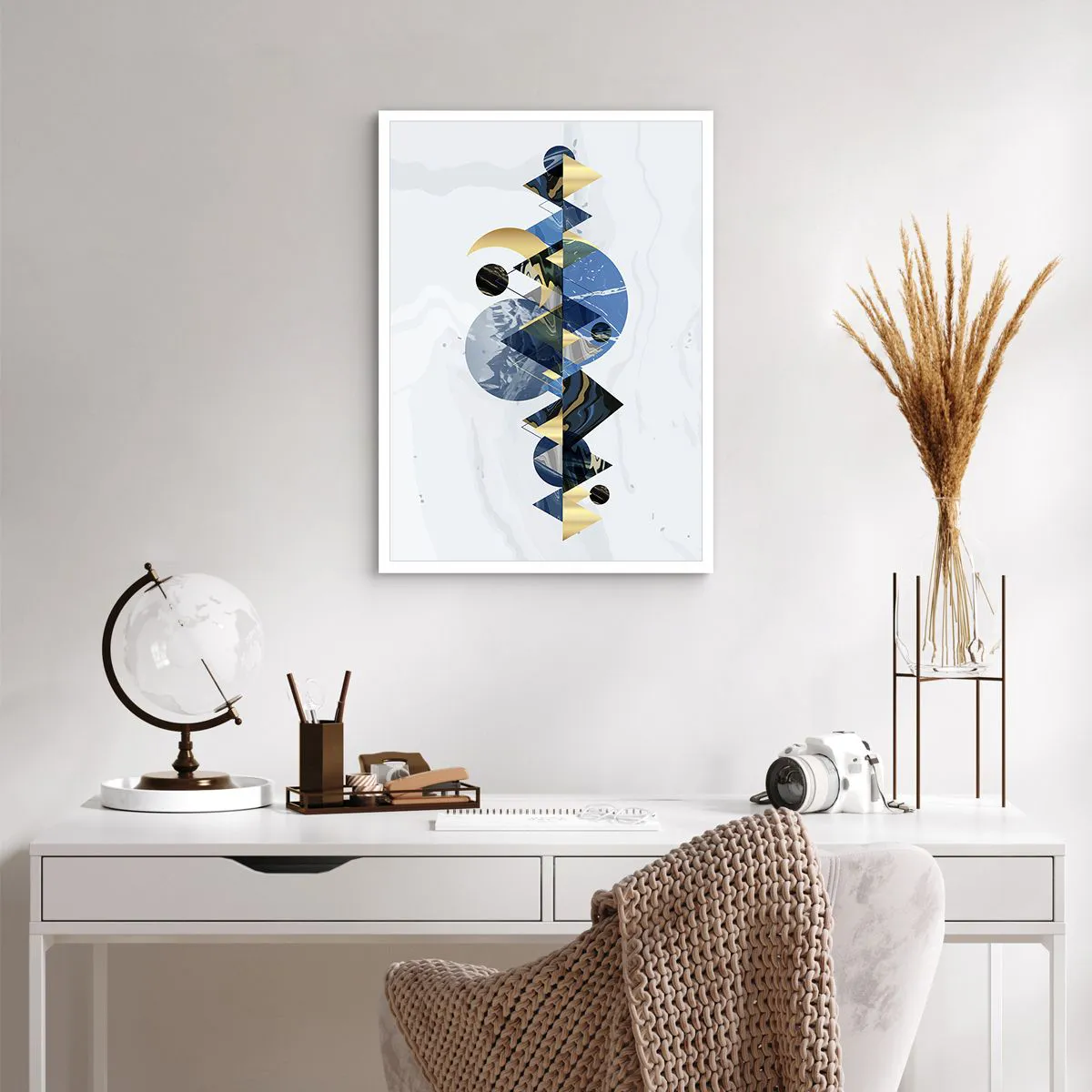 Poszter - Geometriai táj - 50x70 cm