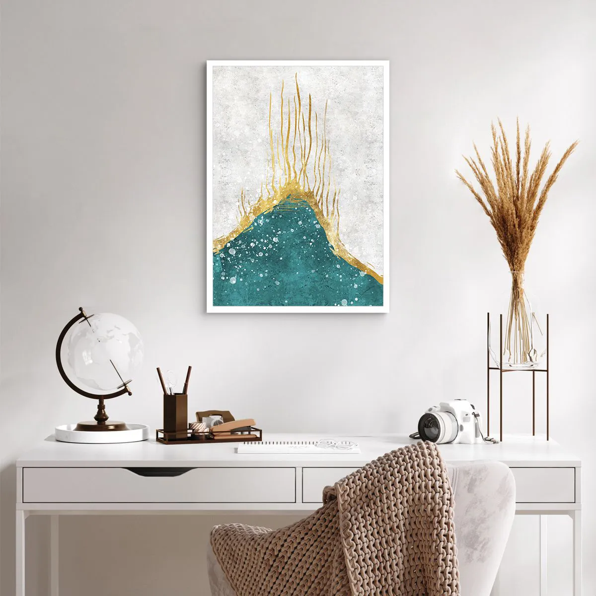 Affisch - Gyllene tidvatten - 50x70 cm