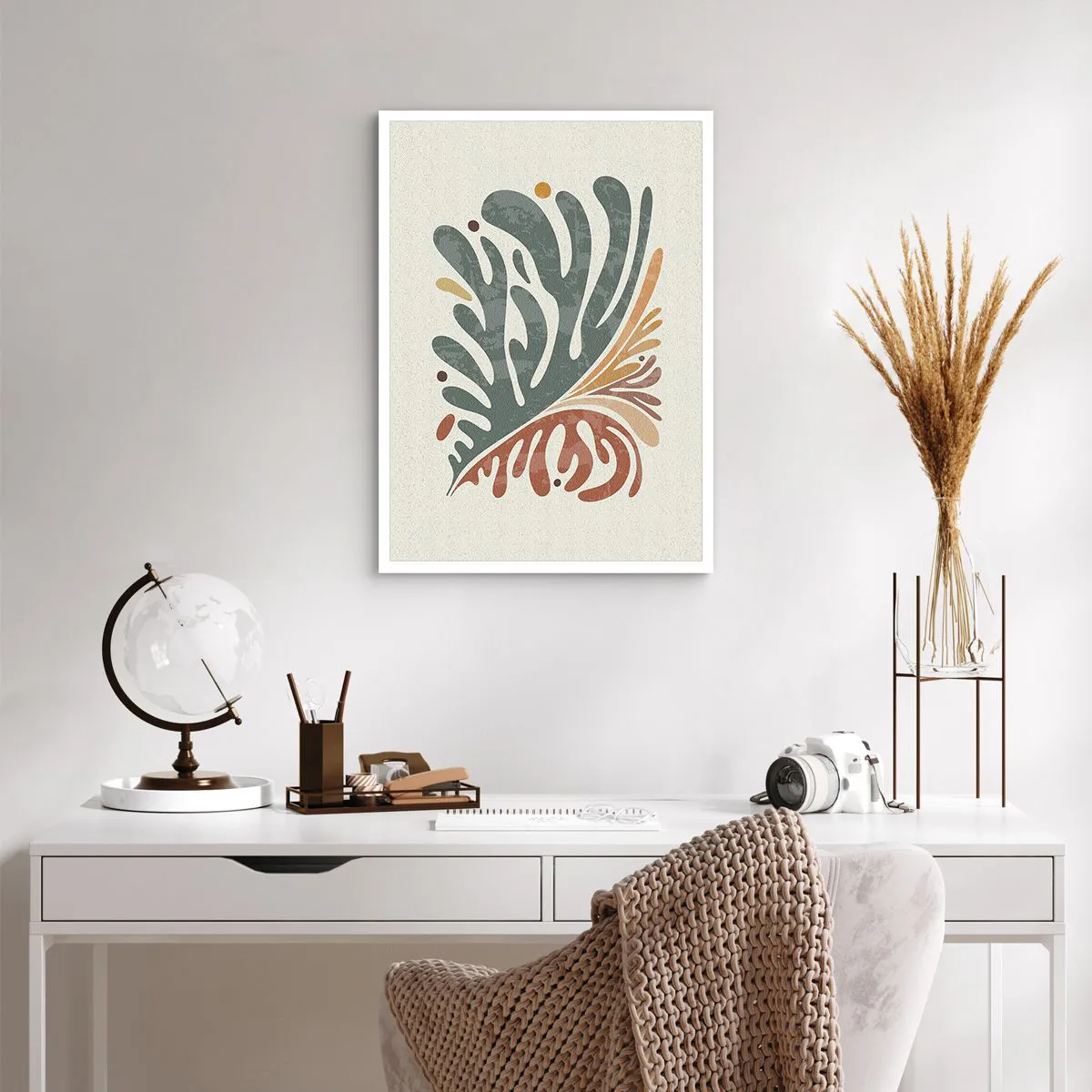 Poster - Multicolour Leaf - 50x70 cm