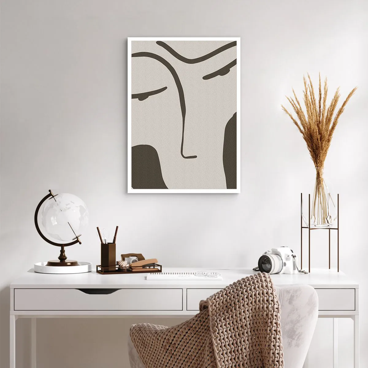 Affisch - Som från en målning av Modigliani - 50x70 cm