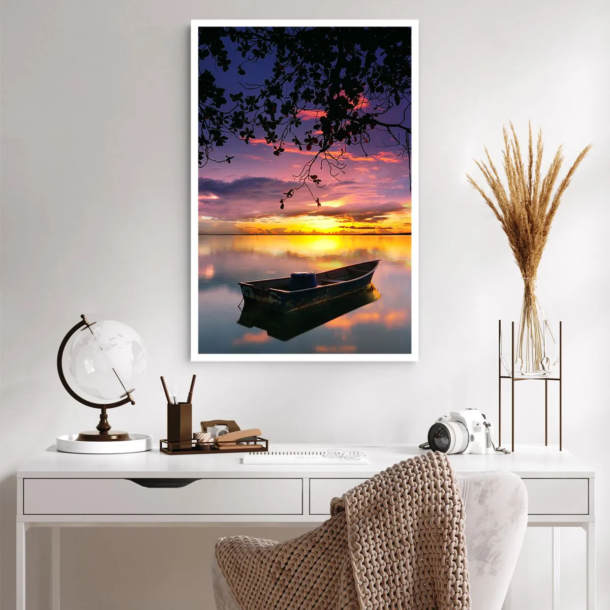 Plakat - "Det ser ud til, at du hænger midt på himlen..." - 61x91 cm