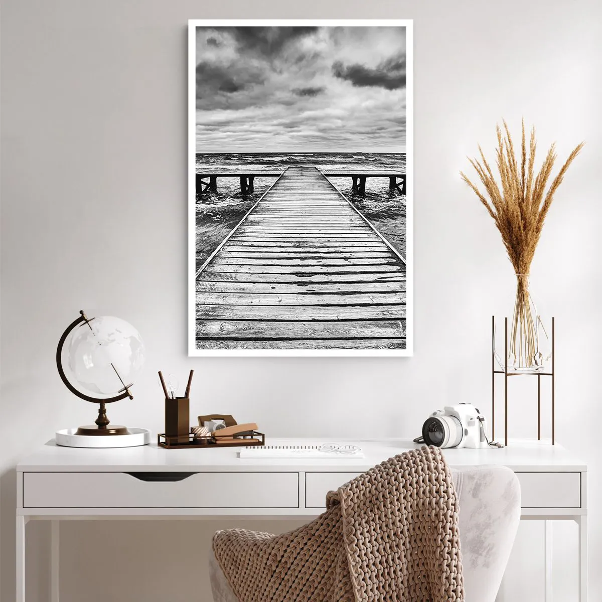 Plakat - Czekam na wiatr, co rozgoni… - 61x91 cm