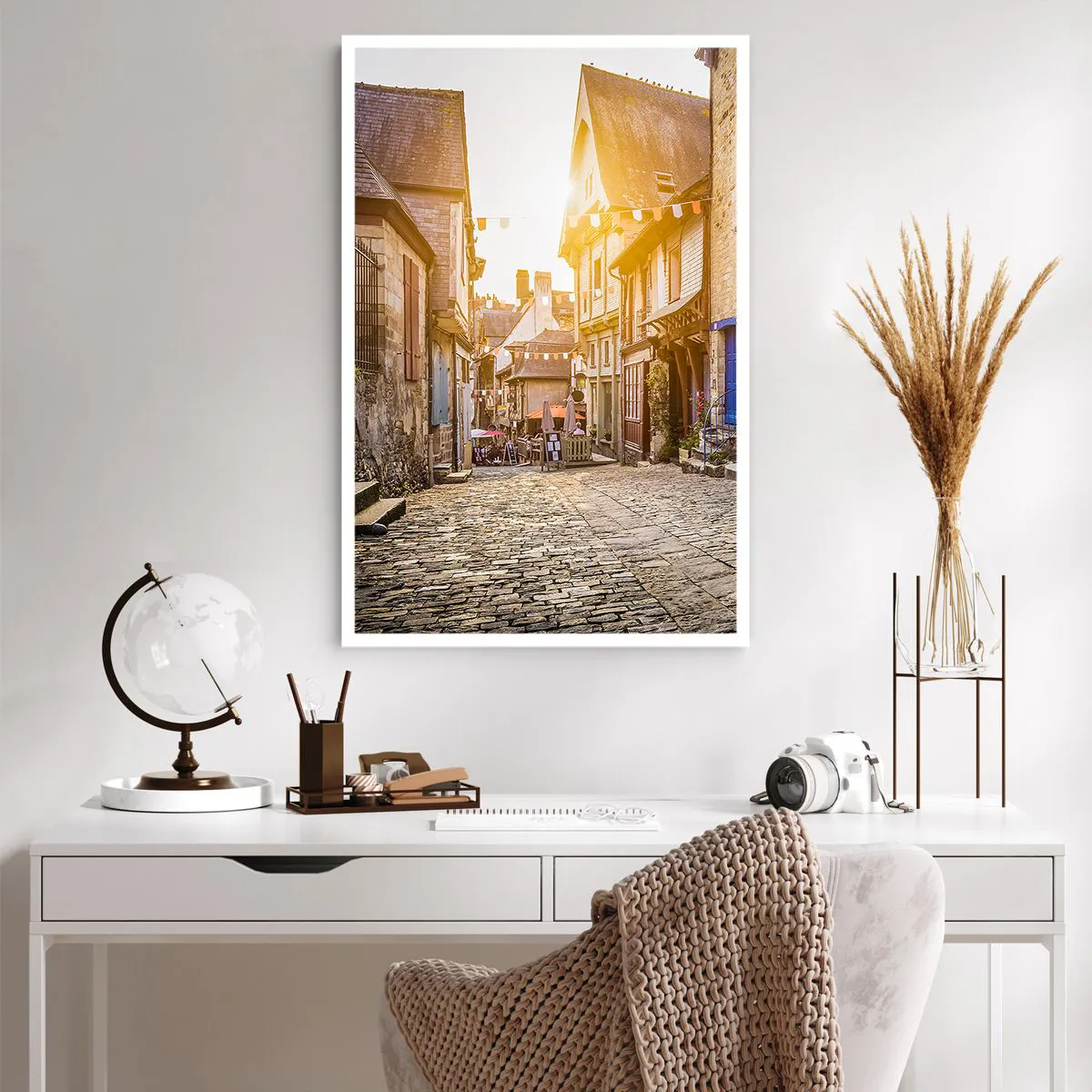 Plakat - Biały duch miasteczka - 61x91 cm