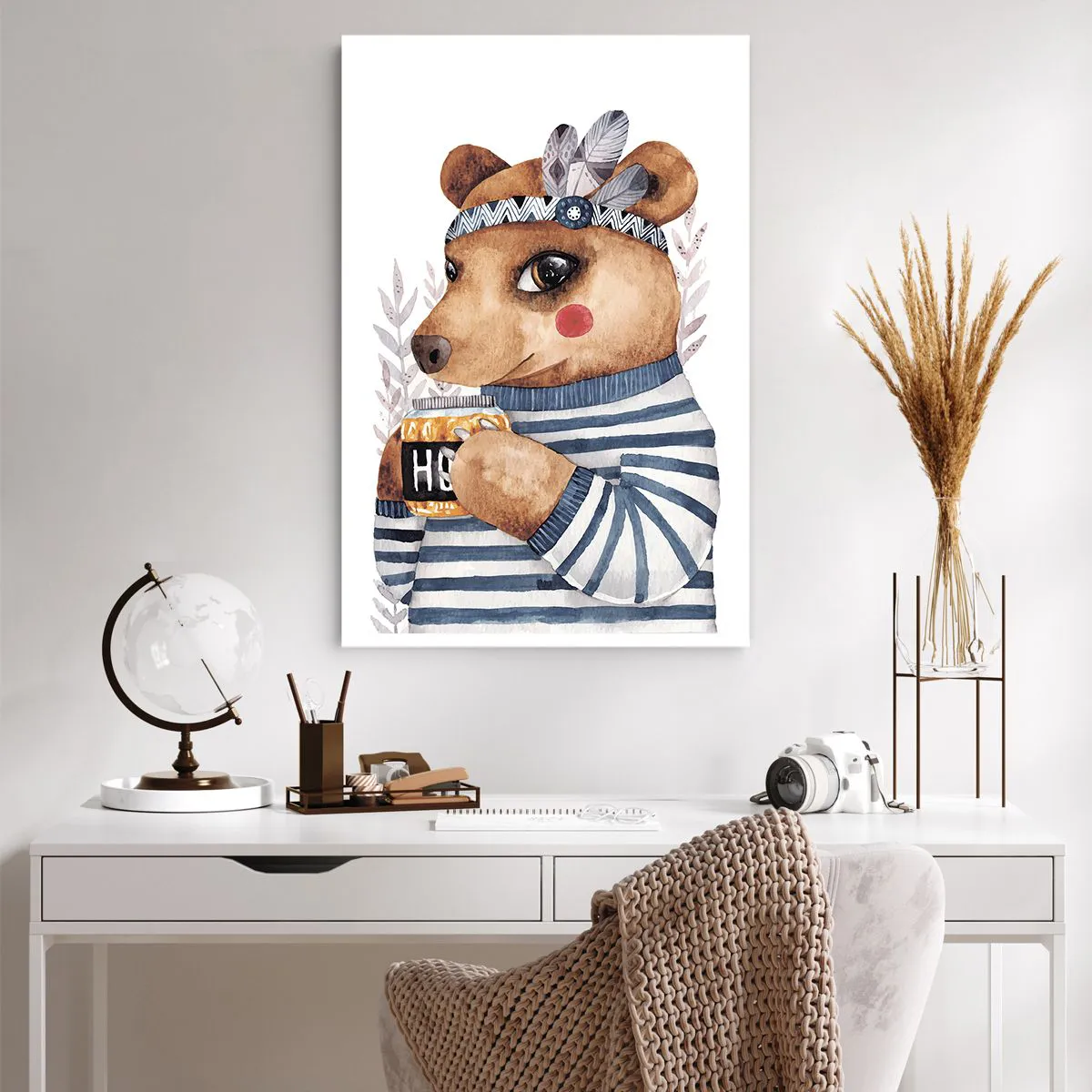 Poster - Sweet Lady Bear - 61x91 cm