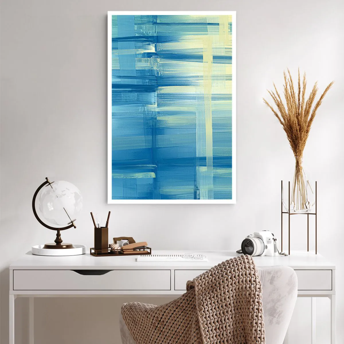 Poster - Composition In Turquoise - 61x91 cm