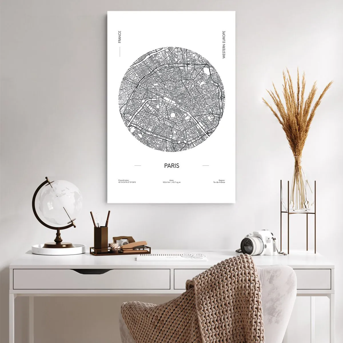 Plakát - Anatomie Paříže - 61x91 cm