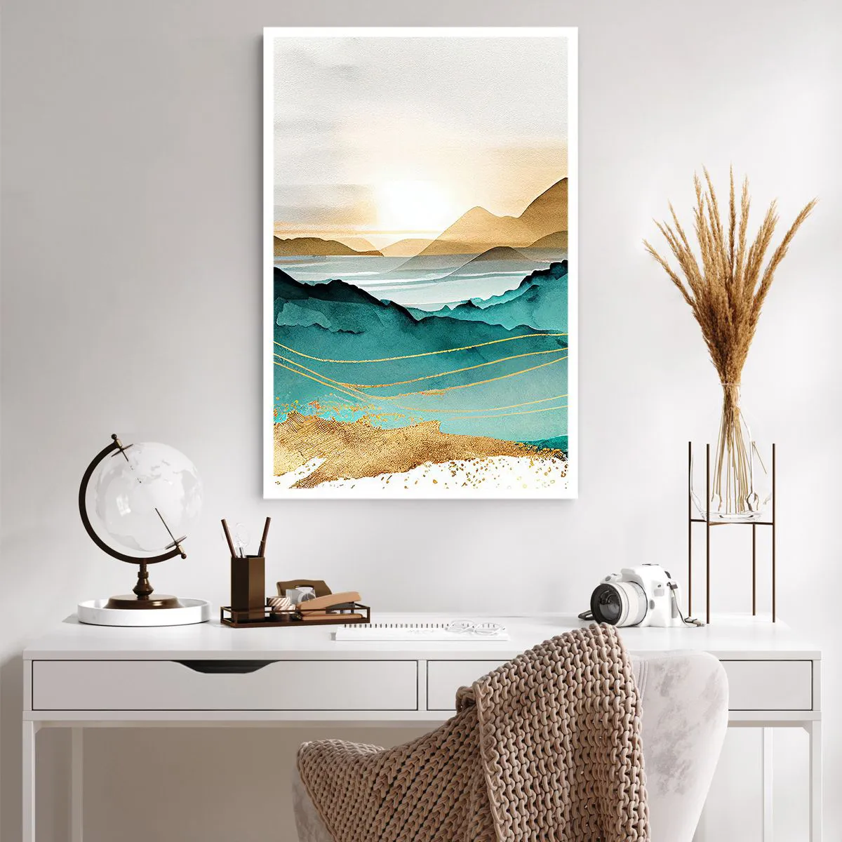 Plagát - Na pokraji abstrakcie – krajina - 61x91 cm