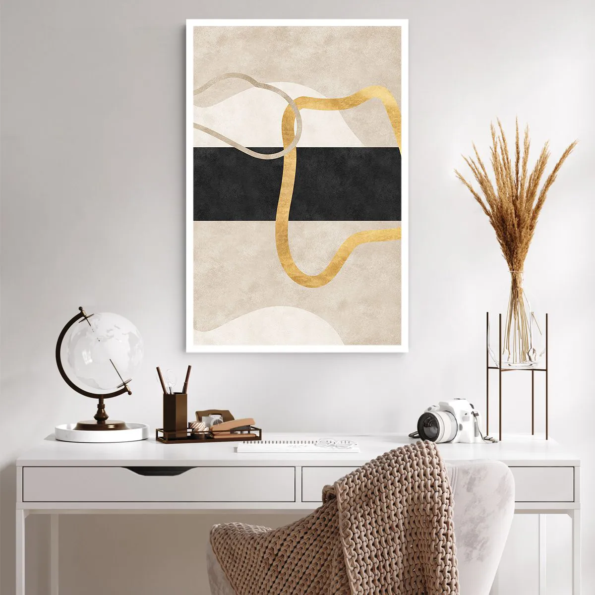 Póster - Formas en bucle - 61x91 cm