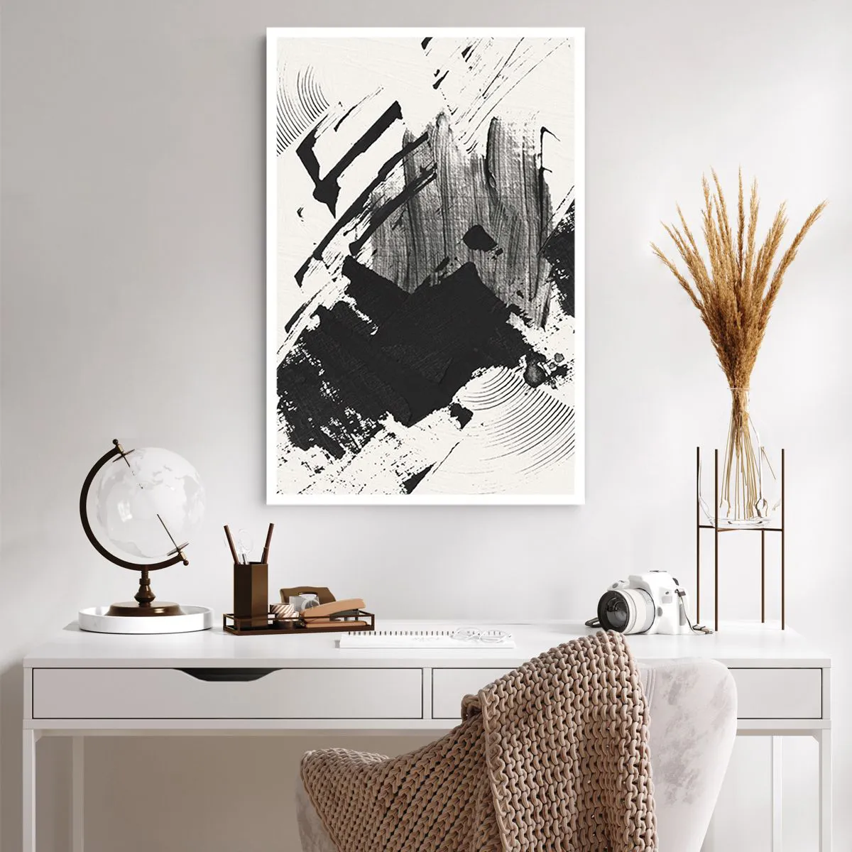 Poster - Abstract - Expression of Black - 61x91 cm