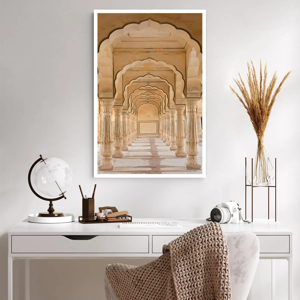 Affiche - Poster - Dans le palais du maharaja - 61x91 cm