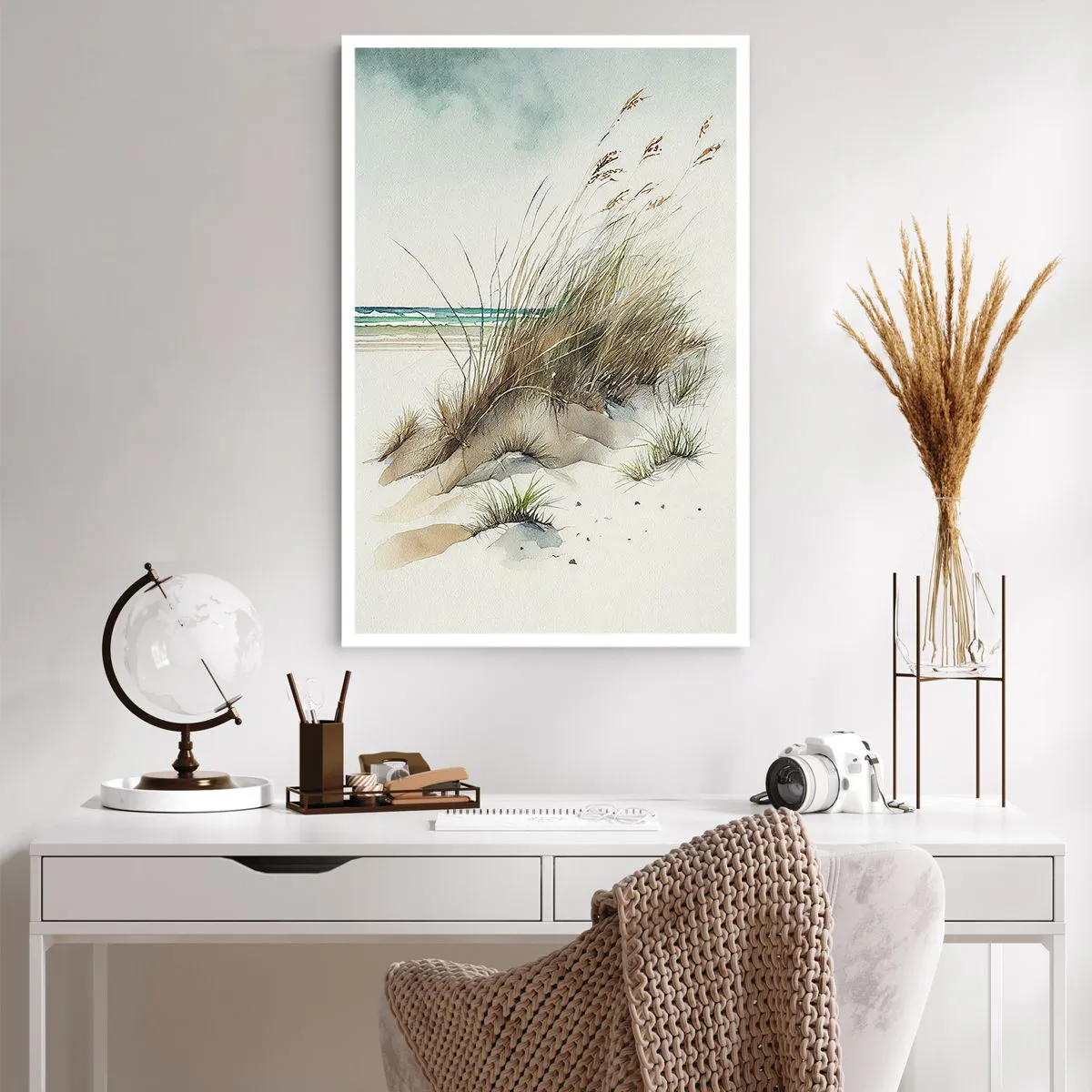 Poster - Mit Sand bedeckt - 61x91 cm