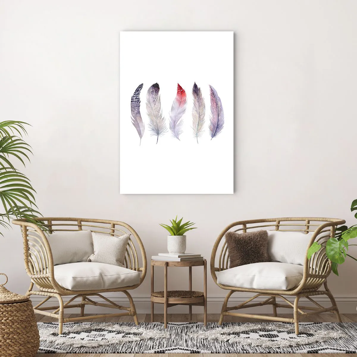 Plakat - Delikatne jak różnobarwna mgła - 70x100 cm