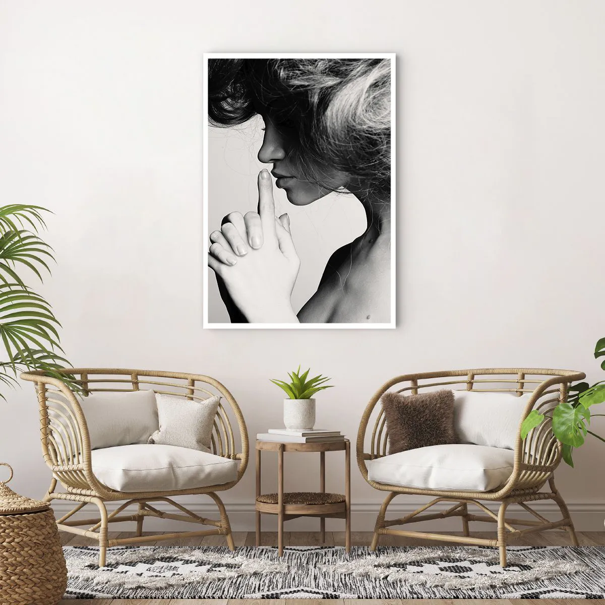 Affisch - Lyssnar på sig själv - 70x100 cm