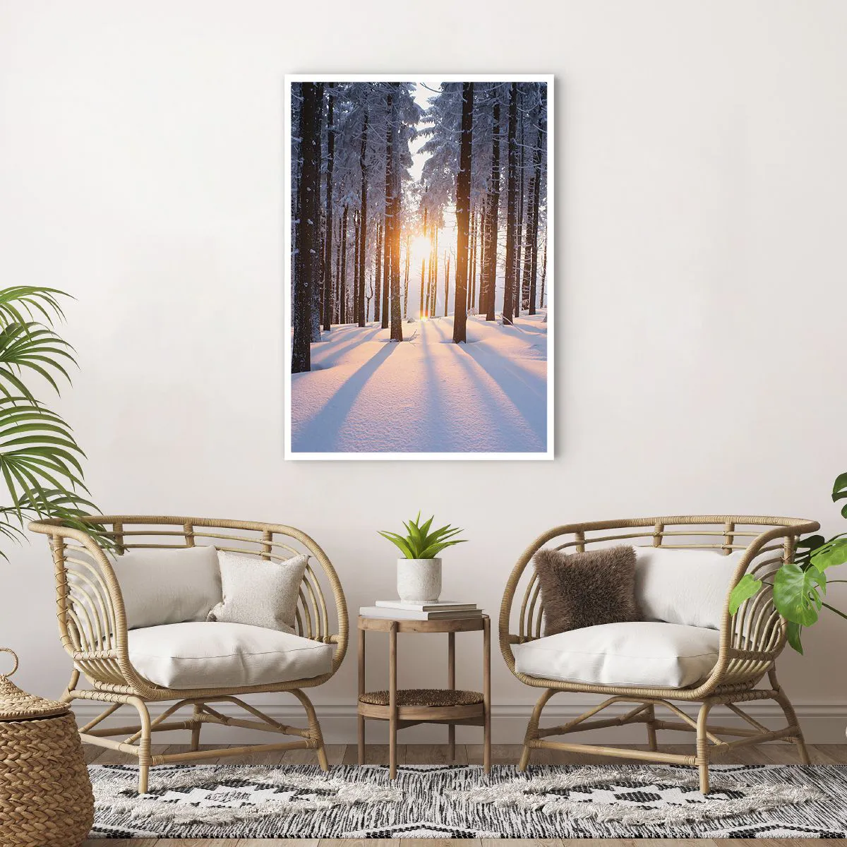 Plakat - Klart i sort og hvidt - 70x100 cm