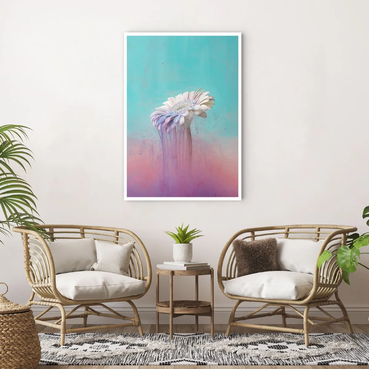 Plakat - Zaświaty kwiatów - 70x100 cm