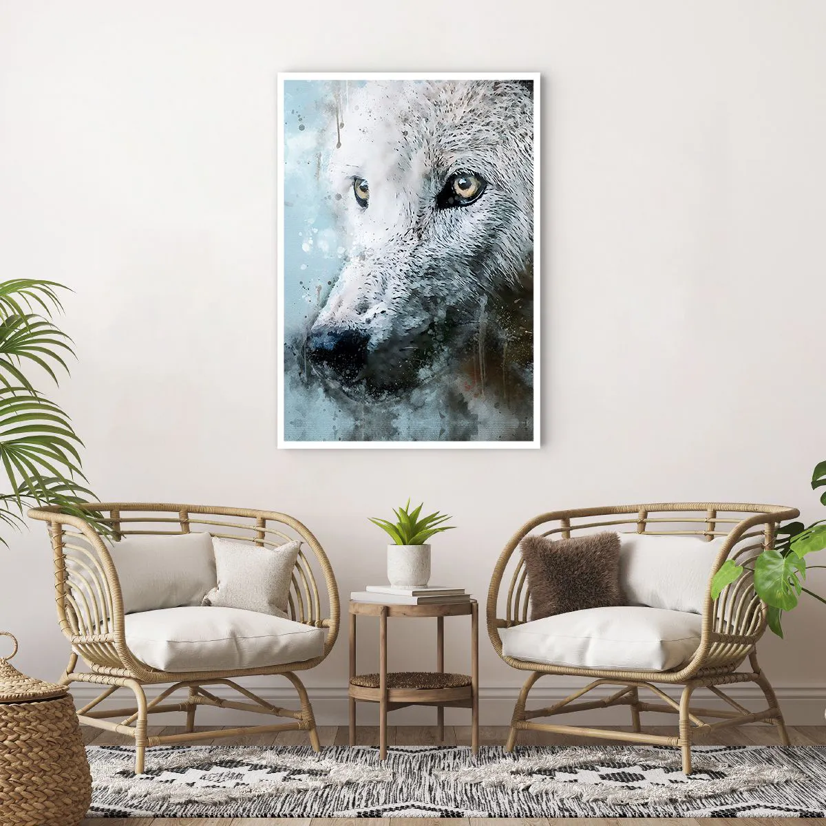 Affisch - Lär känna vargsjälen - 70x100 cm