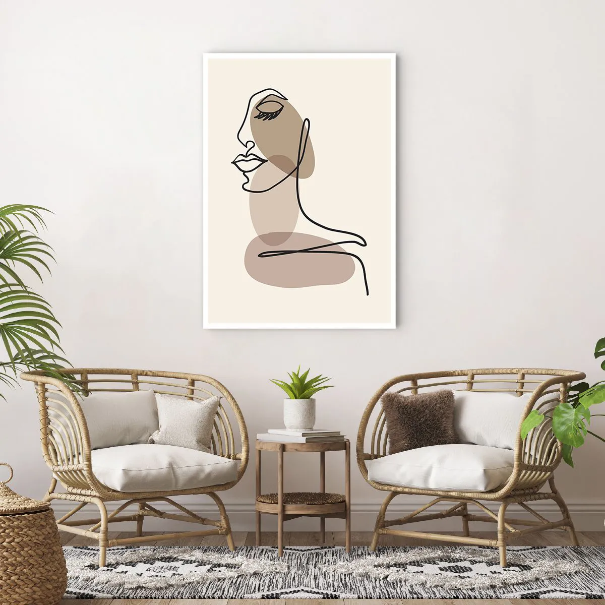 Plakat - Pewna linia piękna - 70x100 cm